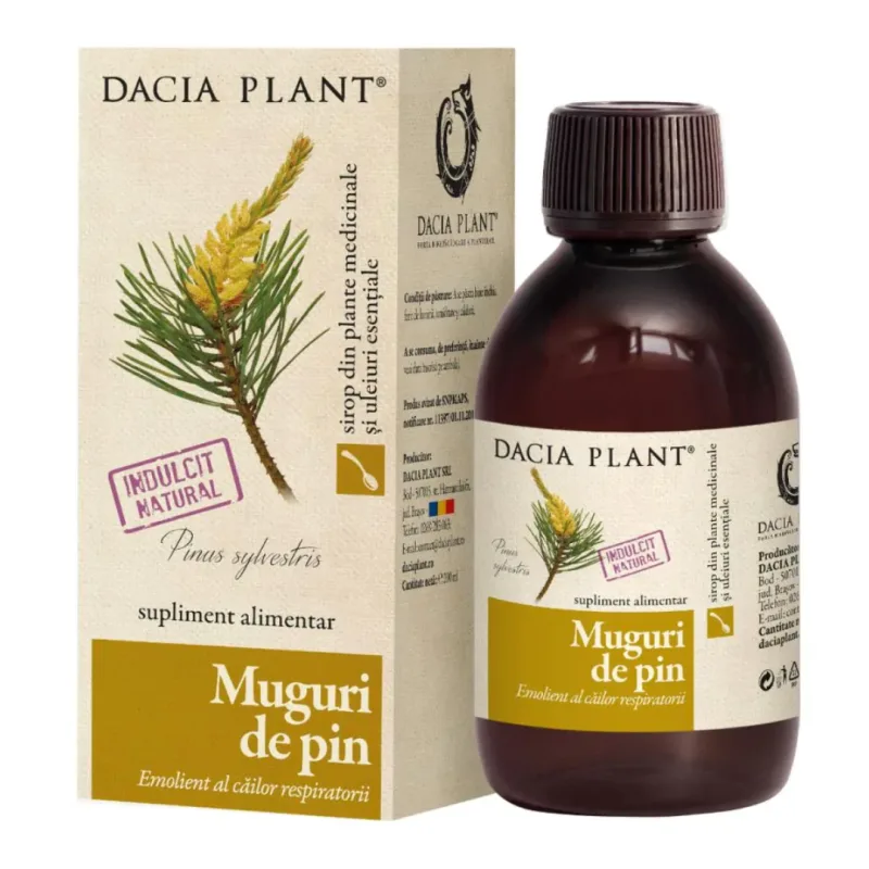 Sirop muguri de Pin, 200 ml, Dacia Plant — preț și oferte