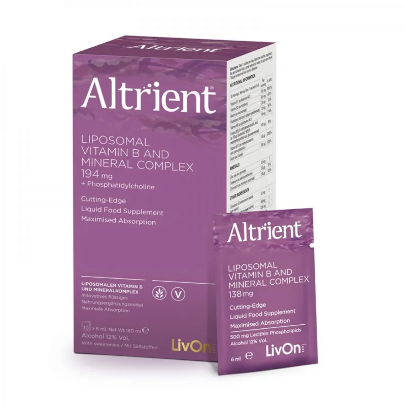 Altrient B Complex vitamine si minerale – Formula lipozomala, 30 plicuri LivOn — preț și oferte
