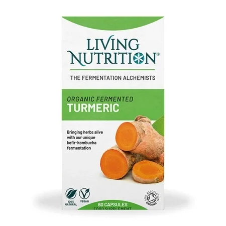 Turmeric Fermentat 600mg, 60 Capsule, Living Nutrition — preț și oferte