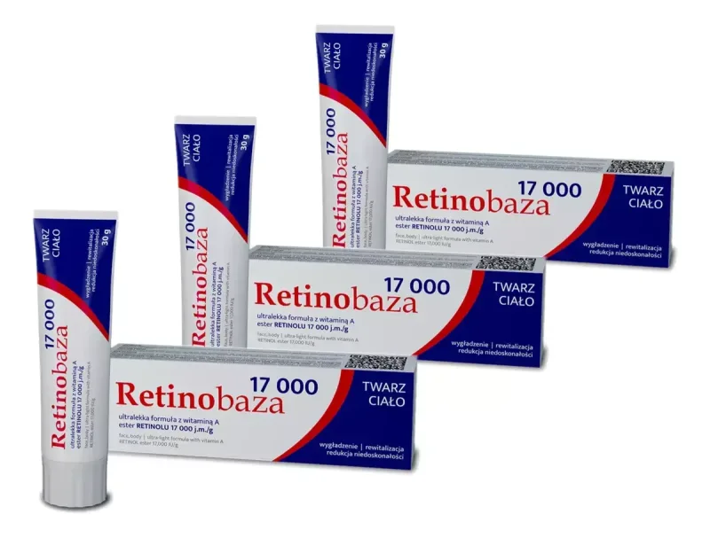 Cremă farmaceutică Retinobaza 17000 cu vitamina A, 3 x 30 g, Farmapol — preț și oferte