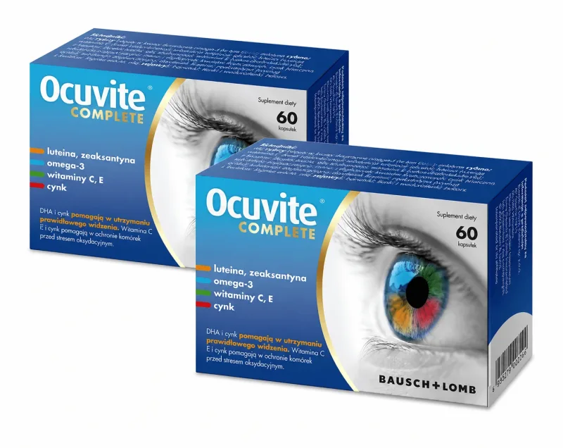 Ocuvite Complete, 2 x 60 comprimate, Bausch&Lomb — preț și oferte