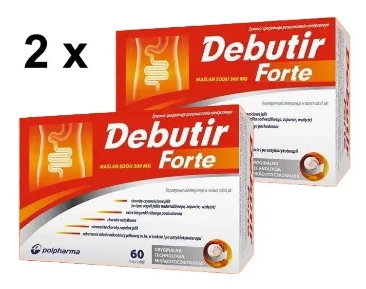 Debutir Forte, 2x60 capsule Polpharma — preț și oferte