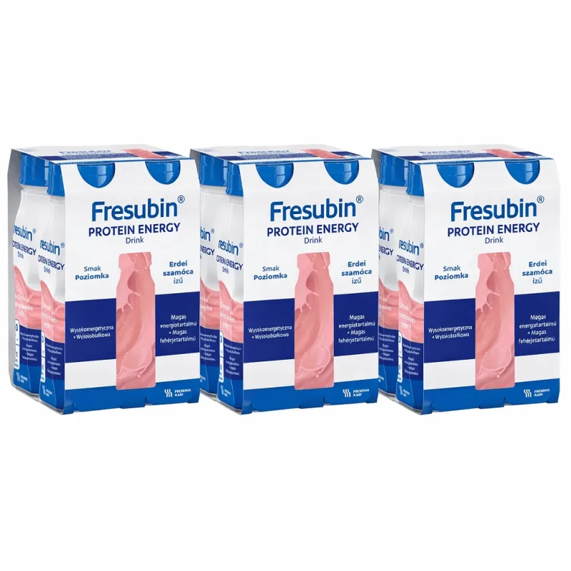 Fresubin Protein Energy, 12 x 200 ml - cu aromă de fragi, Fresenius Kabi — preț și oferte