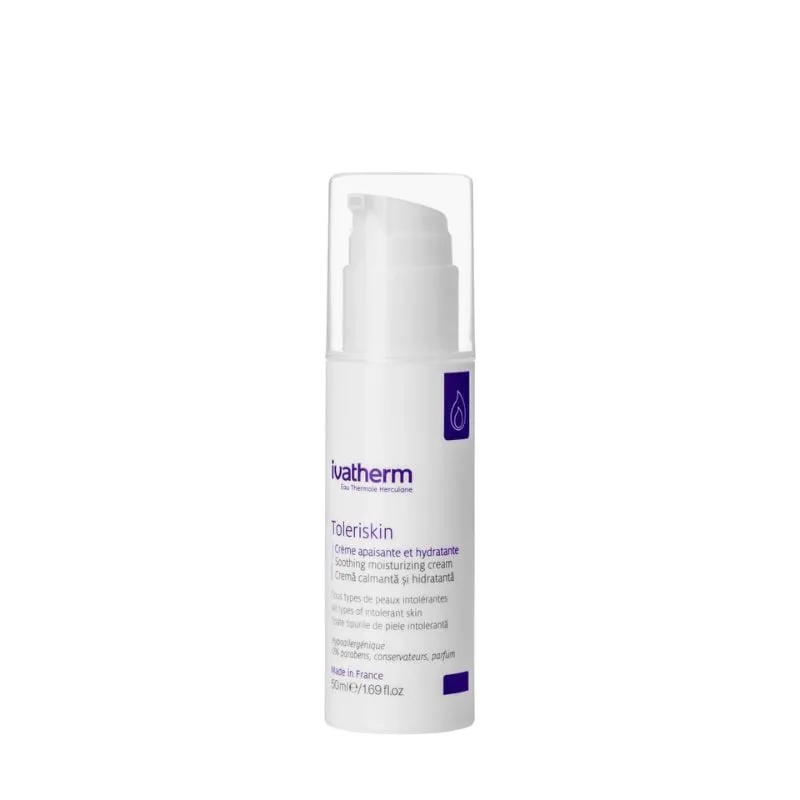 Crema calmanta si hidratanta Toleriskin, 50ml, Ivatherm — preț și oferte