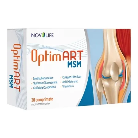 Optimart MSM, 30 comprimate, Novoline — preț și oferte