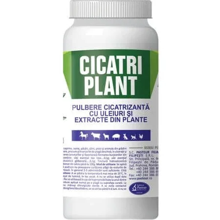 Pulbere cicatrizanta Cicatri Plant, 100 g, Pasteur — preț și oferte