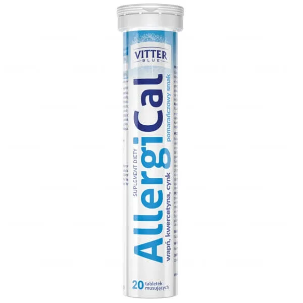 AllergiCal, aromă de portocale, 20 comprimate efervescente — preț și oferte