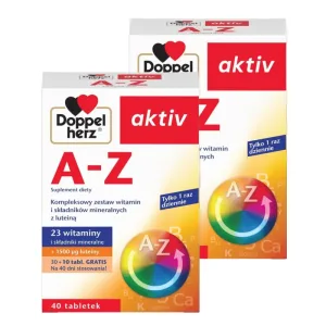 Set Doppelherz aktiv A-Z, 2 x 30 comprimate + 20 comprimate gratuite