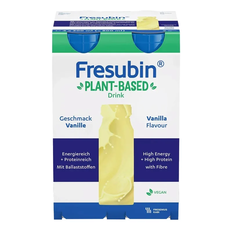 Fresubin Plant-Based Drink, aromă de vanilie, 4 x 200 ml — preț și oferte