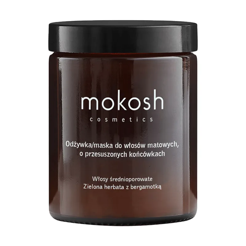 Mokosh, balsam-mască pentru părul tern cu vârfuri uscate, ceai verde cu bergamotă, 180 ml Mokosh Icon — preț și oferte
