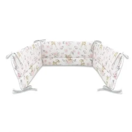 Aparatoare cu panglici pentru patut, 120x 60 cm, Sweet Deer Pink, MimiNu — preț și oferte