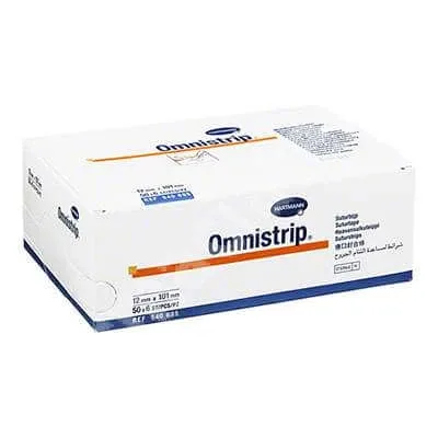 Plasturi sub formă de stripuri sterile Omnistrip (540685), 12x101 mm, 50x6 bucăți, Hartmann — preț și oferte