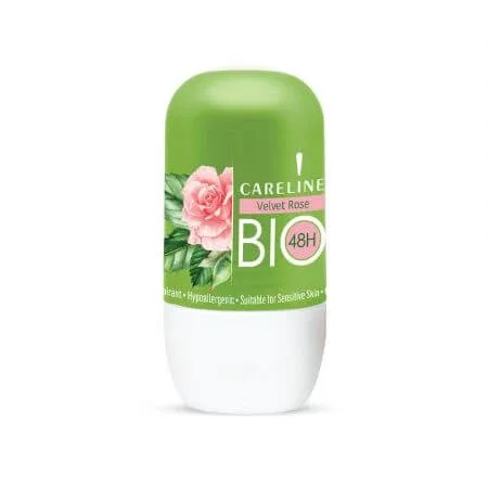 Deodorant roll on Velvet Rose, 75ml, Careline — preț și oferte