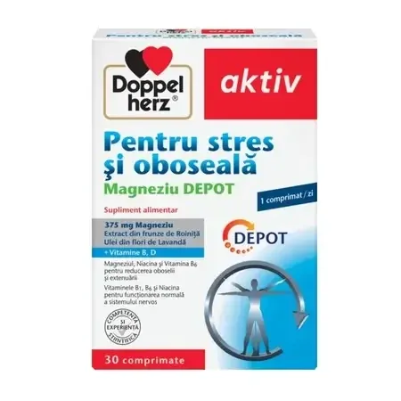 Magneziu Depot, 30 comprimate, Doppelherz — preț și oferte