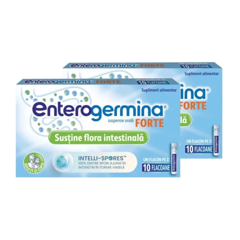 Enterogermina Forte 2x10 flacoane x 5 ml suspensie orala, Sanofi — preț și oferte