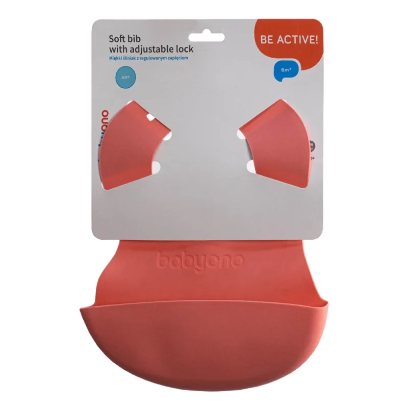 Barbita impermeabila din cauciuc moale si subtire, 6 luni+, Roz, Babyono — preț și oferte