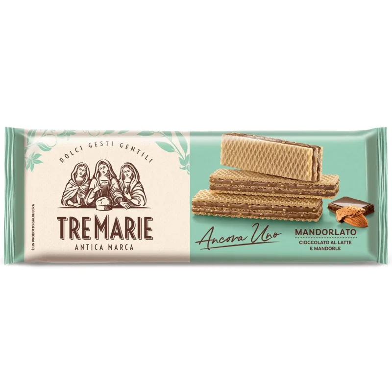 Napolitane cu ciocolata si migdale, 140 g, Tre Marie — preț și oferte