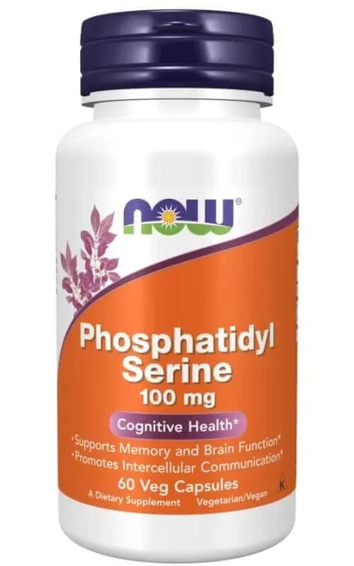 Fosfatidil serină (fosfatidilserină) 100 mg 60 capsule NOW Foods — preț și oferte
