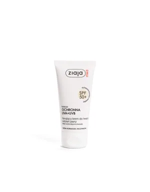 Ziaja Med, Toning Cream SPF50+, nuanță Light, ten normal, vascular, 50ml - Termen lung de valabilitate!