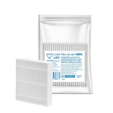 Filtru HEPA compatibil cu sterilizator 8 biberoane 4in1 model TB1713E, EasyCare Baby — preț și oferte