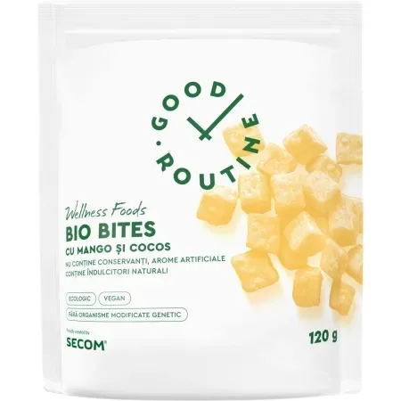 Bio Bites cu Mango si Cocos Good Routine 120 g SECOM — preț și oferte