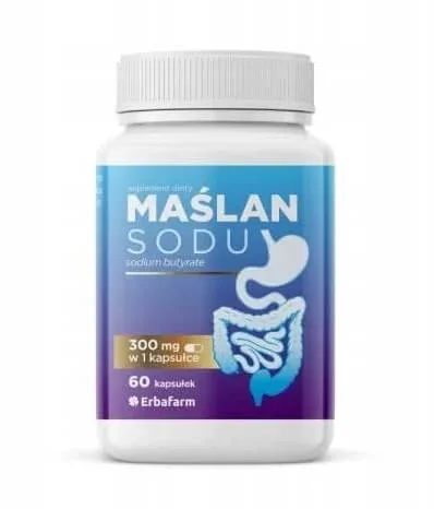 Butirat de sodiu 300 mg, 60 capsule Erbafarm — preț și oferte