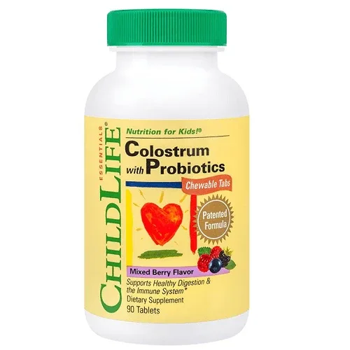 Colostrum cu Probiotice, 90 tablete, ChildLife Essentials — preț și oferte