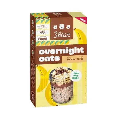 Porridge din ovaz cu banane, 400 g, 3Bears — preț și oferte