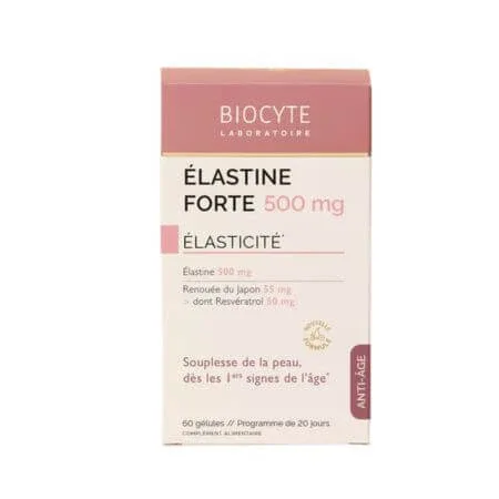 Elastine Forte, 500 mg, 60 capsule, Biocyte — preț și oferte