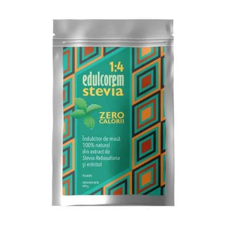 Indulcitor 1:4 Edulcorem Stevia, 500 g, Laboratoarele Remedia — preț și oferte