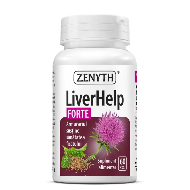 LiverHelp Forte, 60 comprimate, Zenyth — preț și oferte