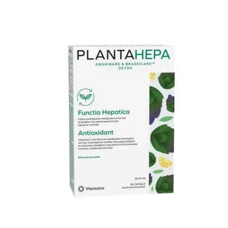Plantahepa, 60 capsule, Vitaceutics — preț și oferte