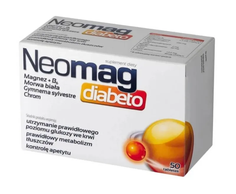 Neomag Diabeto, 50 comprimate AFLOFARM — preț și oferte
