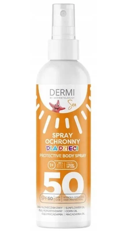 Dermi Spray de protecție solară pentru copii SPF 50, 125 ml — preț și oferte