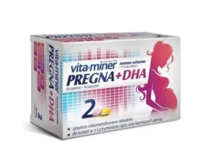 Vita-Miner Pregna + DHA, 30 comprimate