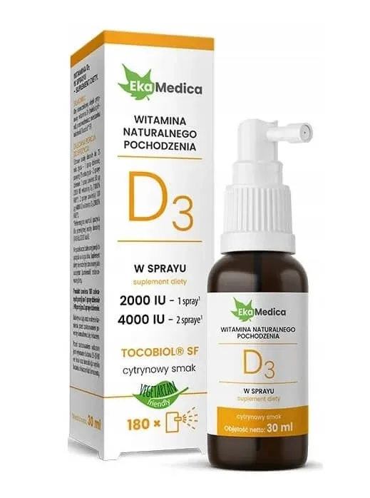 EkaMedica Vitamina D3 Spray, 30 ml — preț și oferte