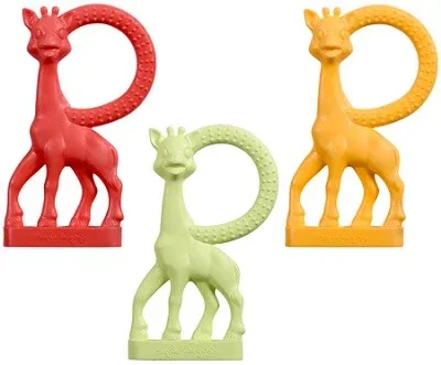 Inel dentitie Girafa Sophie, vanilie, +0 luni, Vulli — preț și oferte