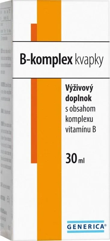 Generica B-Komplex picături 30 ml — preț și oferte