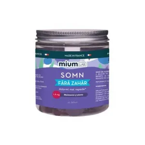 Jeleuri cu plante si melatonina, Somn, 42 bucati, Mium Lab