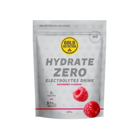 Bautura izotonica Hydrate Zero H0, Zmeura, 200 g, Gold Nutrition — preț și oferte
