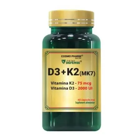 D3+K2, 60 capsule moi, Cosmo Pharm — preț și oferte