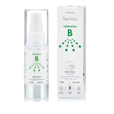 Spray oral cu Vitaminele din Complexul B, 30 ml, Norvita — preț și oferte