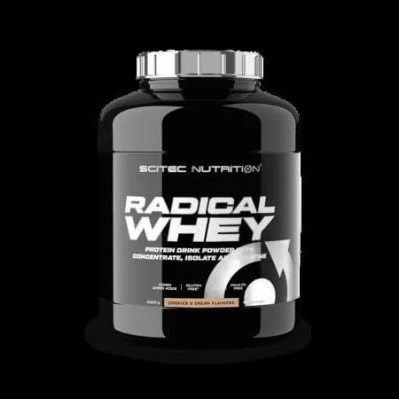 Radical Whey, Cookies and Cream, 2000 g, Scitec Nutrition — preț și oferte