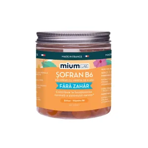 Jeleuri cu Șofran și Vitamina B6, 42 bucăți, Mium Lab 