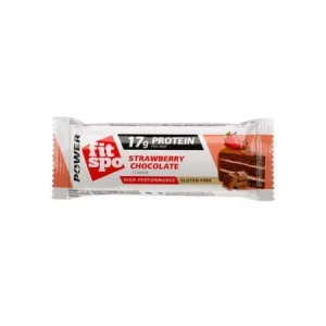 Baton proteic Power, Ciocolata si Capsune, 55 g, FitSpo