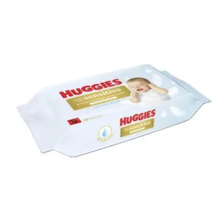 Servetele umede Extra Care Sensitive, 48 buc, Huggies — preț și oferte