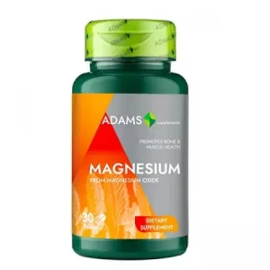 Magneziu 375 mg, 30 tablete, Adams Vision