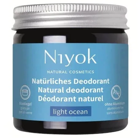 Deodorant natural tip crema Light Ocean, 40 ml, Niyok — preț și oferte