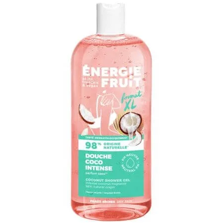 Gel de dus nutritiv pentru piele foarte uscata, Ulei de cocos, 500 ml, Energie Fruit — preț și oferte