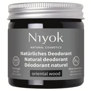 Deodorant natural tip crema, cu aroma de lemn oriental, 40 ml, Niyok